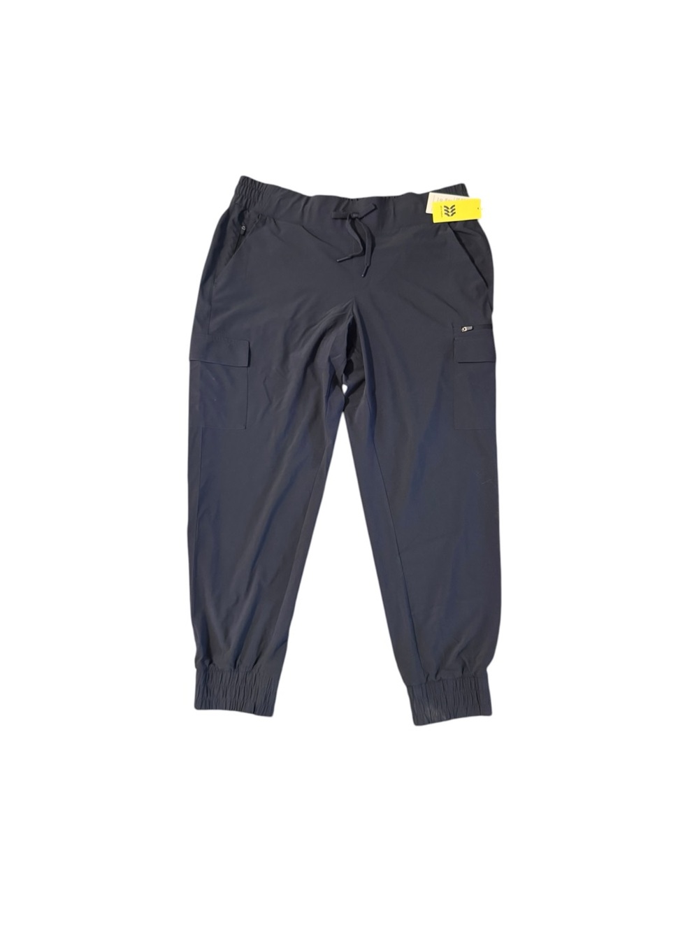 All In Motion Navy Blue Cargo Jogger Pants Quick Dry UPF 50 + Women's L arge NWT
